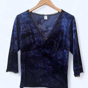 Dkny Women's Blue and Navy Shirt